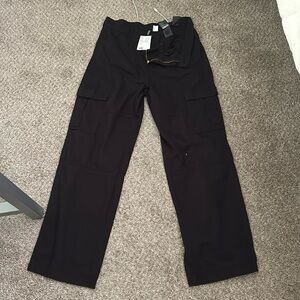 H&M black cargo pants